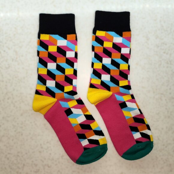 *Free With Purchase* Colorful Unigender Fashion Socks - Picture 1 of 3